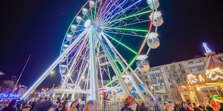 Pogled iz panoramskog kotača je fantastičan