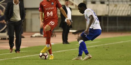 Haris Hajradinović i Hamza Barry, Zoran Vulić u pozadini (Photo: Hrvoje Jelavic/PIXSELL)