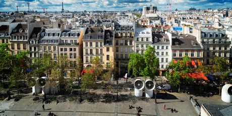 Georges Pompidou trg u Parizu