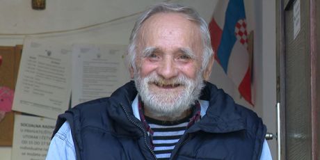 Gospodin Ivan - korisnik prihvatilišta za beskućnike (Foto: Dnevnik.hr)