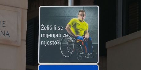 Parkirni znak koji upućuje na probleme osoba s invaliditetom (Foto: Dnevnik.hr)