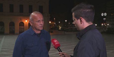Ivan Forjan razgovara sa savjetnikom gradonačelnia Vukovara za branitelje Tomislavom Jusićem (Foto: Dnevnik.hr) - 1