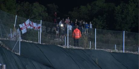 Engleski navijači kraj Rujevice (GOL.hr)