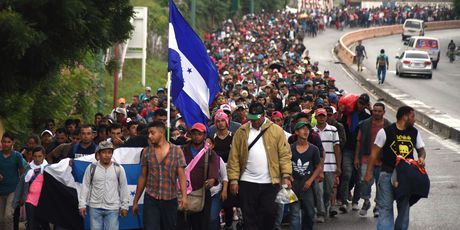 Karavana migranata u Gvatemali (Foto: AFP)