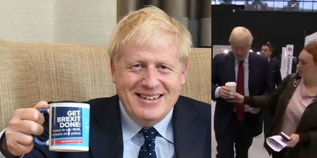 Boris Johnson ostao bez kave (Foto: Twitter)