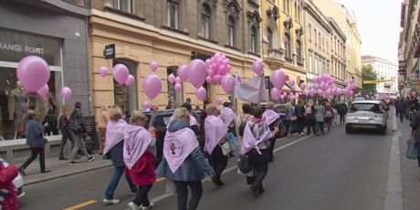 Povorka na Danu ružičaste vrpce (Foto: Dnevnik.hr)