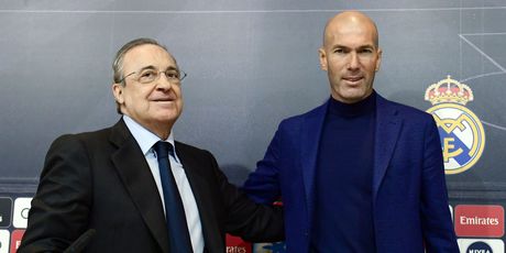 Florentino Perez i Zinedine Zidane (Foto: AFP)