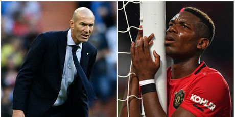 Paul Pogba i Zinedine Zidane (Foto: AFP)
