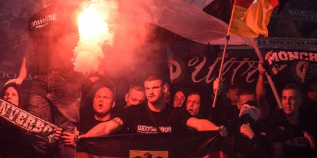 Navijači Gladbacha u Rimu (Foto: AFP)