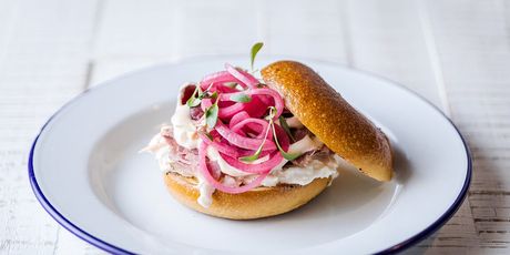 Pastrami bagel