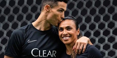 Cristiano Ronaldo i Marta Vieira da Silva (Foto: Instagram)