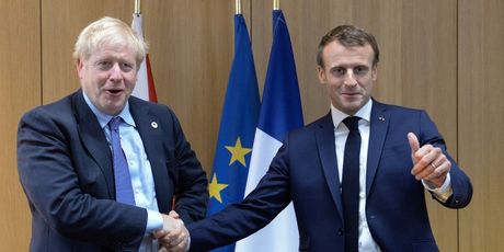 Boris Johnson i Emmanuel Macron (Foto: AFP)