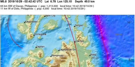 Potres na Filipinima (Foto: EMSC)