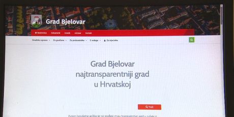 Poruka grada Bjelovara (Foto: Dnevnik.hr)