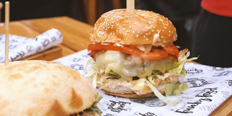 Funky food burgeri