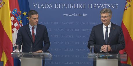 Španjolski premijer Pedro Sanchez i Andrej Plenković
