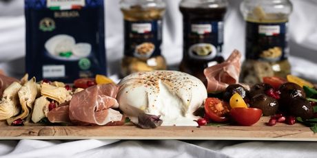 Burrata kao zvijezda bogate talijanske plate