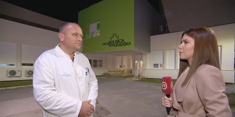 Josip Kolodziej, ravnatelj Opće bolnice Nova Gradiška, i Valentina Baus