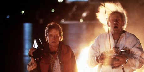 Michael J. Fox i Christopher Llyod u filmu ''Povratak u budućnost'' - 3