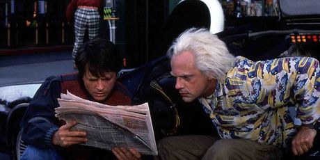 Michael J. Fox i Christopher Llyod u filmu ''Povratak u budućnost'' - 4