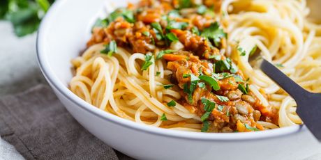 Ragu od leće i gljiva