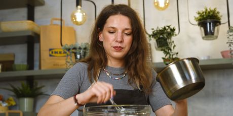 Maja Jalšovec: Losos s holandez umakom i pommes suffleom punjenim mousseom od kozica - 11