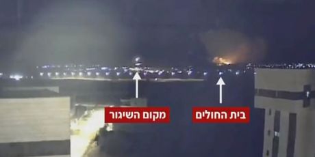 Snimka ispaljivanja rakete u pojasu Gaze