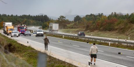 Očevid prometne nesreće na autocesti A1 - 7