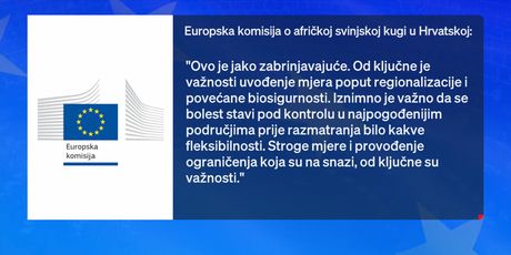 Europska komisija o Afričkoj svinjskoj kugi u Hrvatskoj