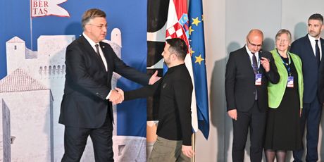 Volodimir Zelenski i Andrej Plenković u Dubrovniku - 1