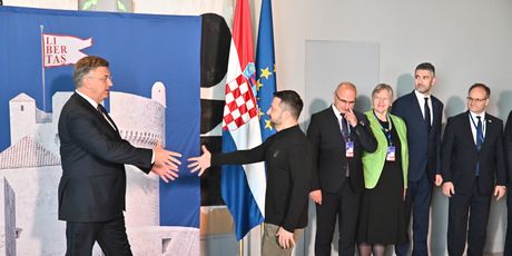 Volodimir Zelenski i Andrej Plenković u Dubrovniku - 6