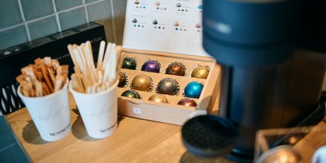 Okupljene je dočekao veliki izbor Nespresso kapsula za kavu po svačijem ukusu
