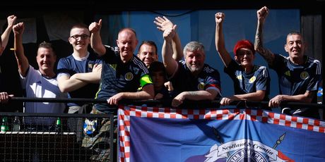 Škotski navijači u Zagrebu