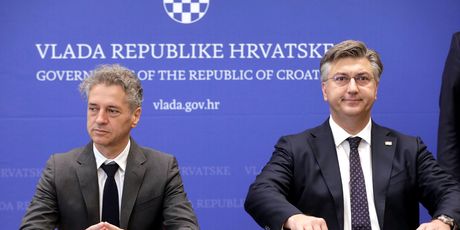 Rober Golob i Andrej Plenković