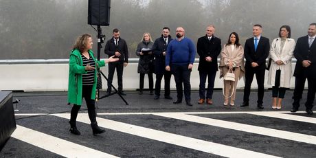 Žena napala župana Ivana Celjaka i HDZ-ovce na otvorenju autoceste - 2