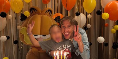 Luka Modrić i kćerkica