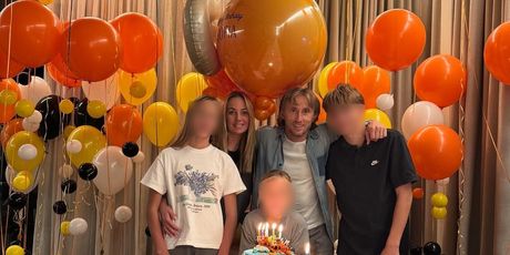 Luka Modrić s obitelji