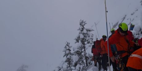 Potraga slovenske Gorske službe za nestalim Hrvatima - 1