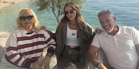 Raquel Mauri s roditeljima