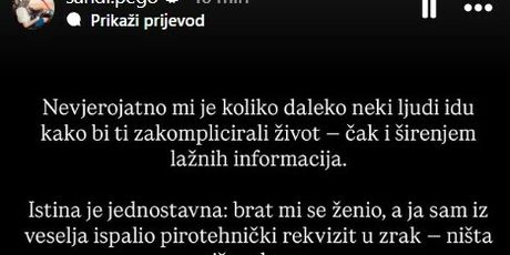 Sandi Pego na Instagramu