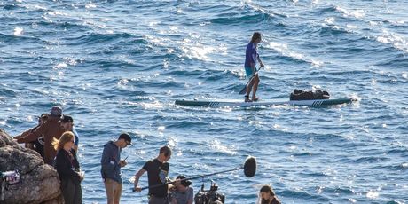 Snimanje serije Outer Banks na plaži Danče u Dubrovniku