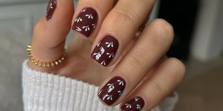 Jesenska manikura za kratke nokte