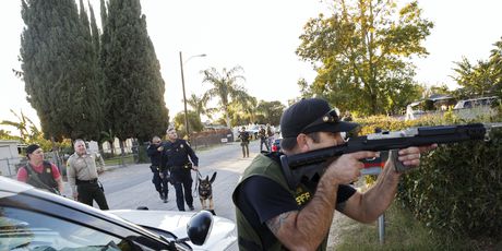 Američka policija s dugim cijevima (Foto: Arhiva/AFP)
