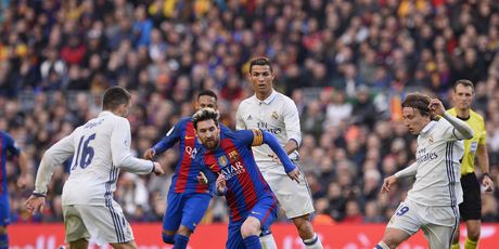 Lionel Messi, Cristiano Ronaldo i Luka Modrić (Foto: AFP)