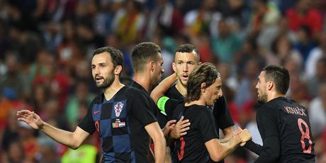 Slavlje hrvatske reprezentacije (Foto: AFP)