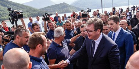 Aleksandar Vučić u posjetu Kosovu (Foto: AFP)