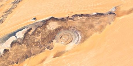 Struktura Richat / Oko Sahare (Screenshot: Google Maps)