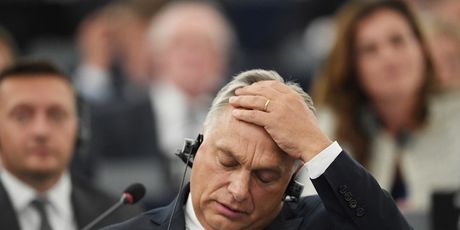 Viktor Orban u Europskom parlamentu (Foto: AFP)