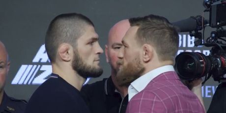 McGregor i Khabib oči u oči (Screenshot)