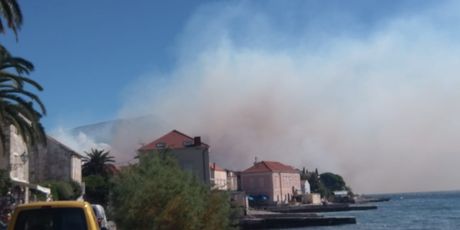 Požar na Pelješcu (Foto: Spomenka Vekić)